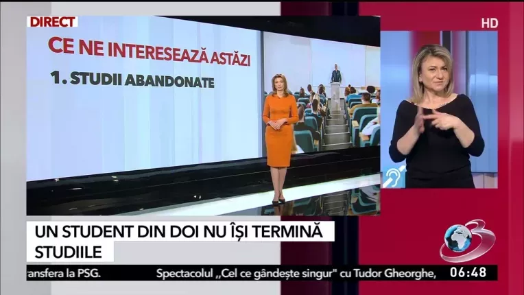 Abandon universitar in masa. Unul din doi studenti nu isi termina studiile