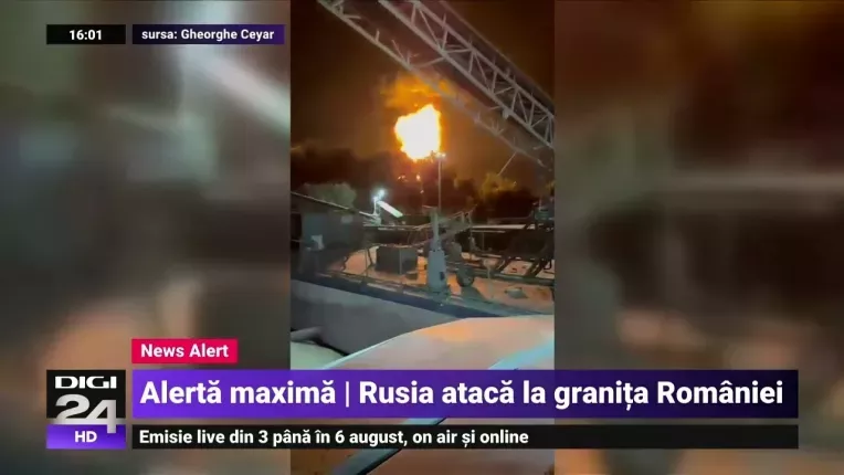 Armata Romaniei monitorizeaza granita NATO, dupa atacul rusilor la 15 km de Tulcea