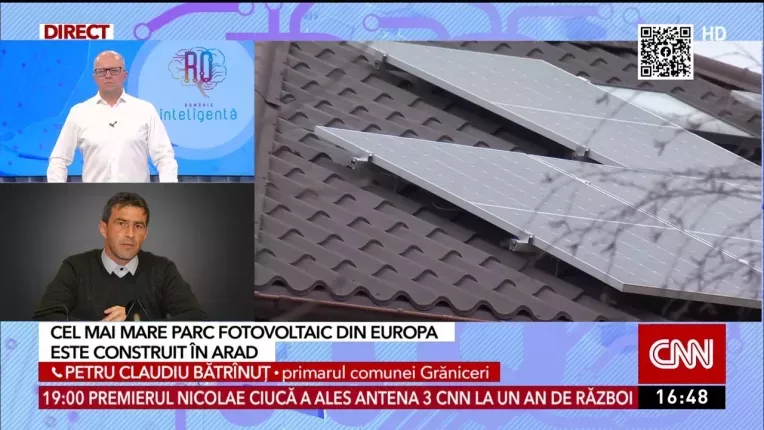 Cel mai mare parc fotovoltaic din Europa va fi contruit in Arad. Ce capacitate va avea