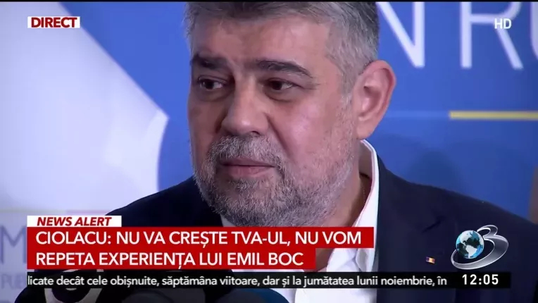 Ciolacu: Ma tatuez pe mana ca nu creste TVA