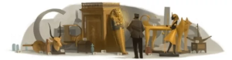 GOOGLE il omagiaza pe celebrul arheolog britanic HOWARD CARTER