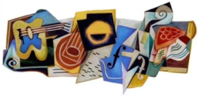 Pictorul spaniol cubist Juan Gris, omagiat de Google printr-un logo special