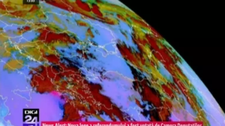 Prognoza meteo pentru 30 si 31 Mai 2013: Ploi torentiale, descarcari electrice, caderi de grindina si vijelie