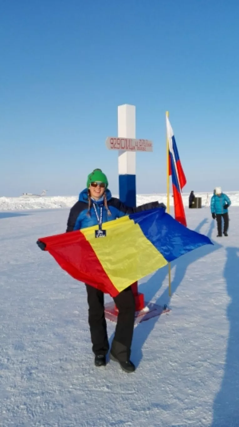 Succes feminin romanesc la MARATONUL de la POLUL NORD 2017!